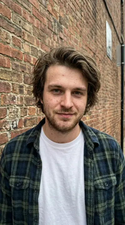Studio quality AI portrait for Hinge dating profile
